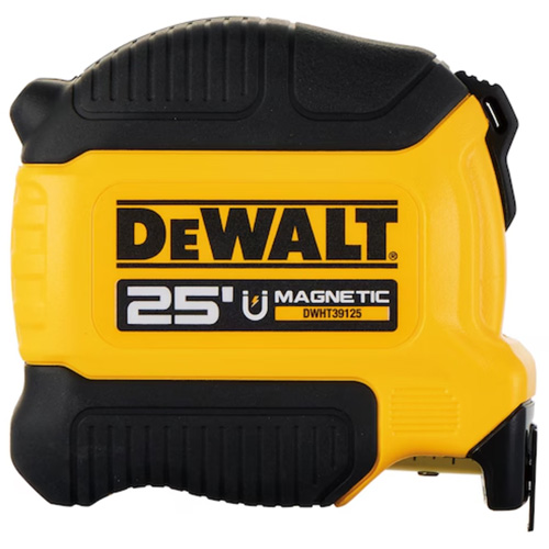 Compact Magnetic Tape Measure, 25', Imperial Graduations Equipment World