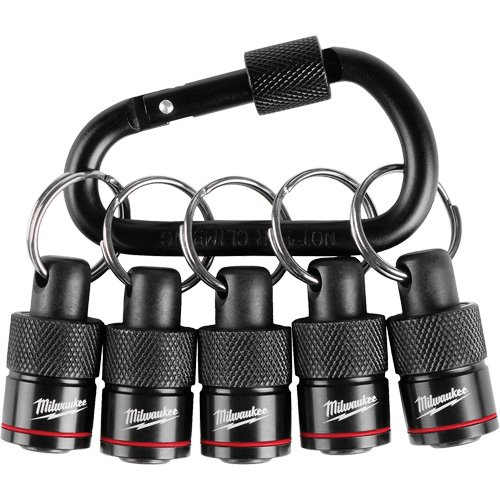 5-Piece Bit Holder with Carabiner Equipment World