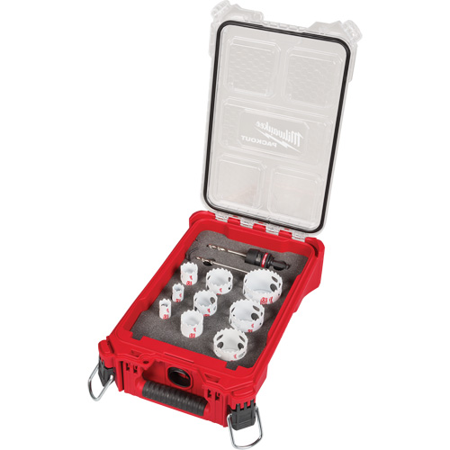 QUIK LOK HOLE DOZER Bi-Metal Kit with PACKOUT Compact Organizer, 12 Pieces Equipment World