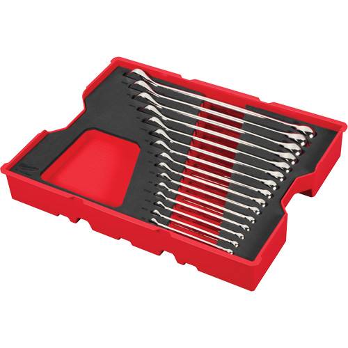 SAE Wrench Set with Tray for PACKOUT Drawers, Combination, 15 Pieces, Imperial Equipment World