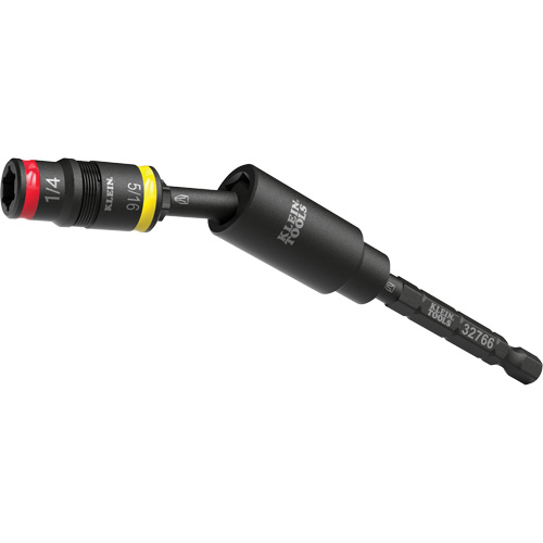 Impact Flip Socket With Swivel Adapter, Hex, 1/4" Drive, 3 Pcs Equipment World