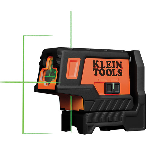 Compact Green Cross-Line Laser Level with Plumb Spot Equipment World