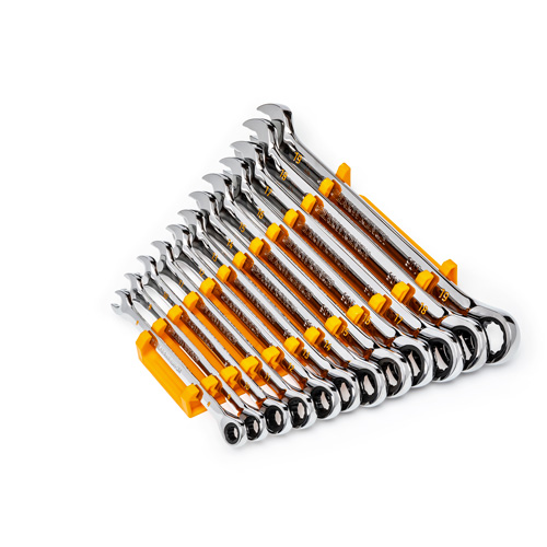 90-Tooth 12 Point Wrench Set, Ratcheting Combination, 12 Pieces, Metric Equipment World