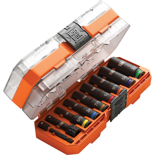 Jeu de douilles KNECT, 9 Mcx, Chocs, Prise de 3/8", Profond Equipment World