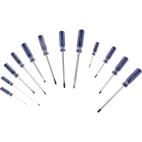 Slotted & Philips Screwdriver Kit, 12 Pcs. Equipment World