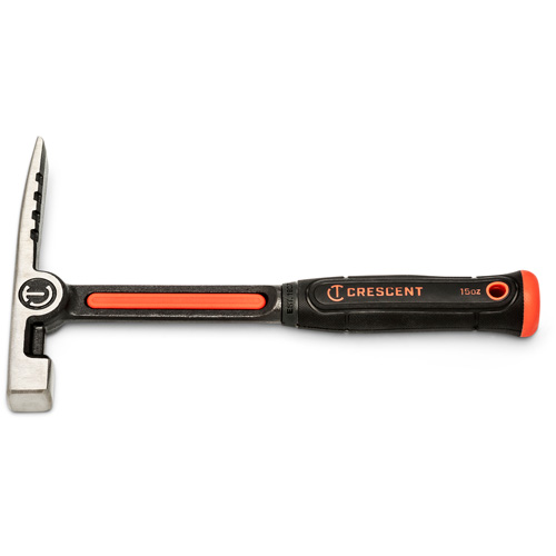 Brick Hammer, 15 oz., Solid Steel Handle, 7" L Equipment World