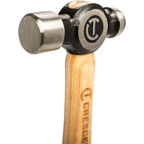 Ball Pein Hammer, 24 oz. Head Weight, Polished Face, Wood Handle Equipment World
