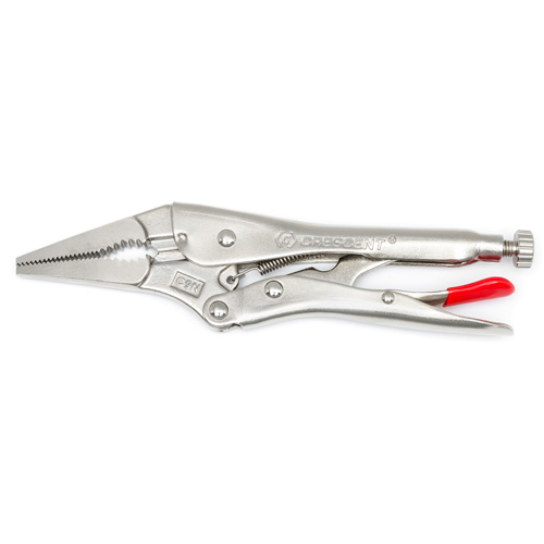 Locking Pliers with Wire Cutter, 9" Length, Long Nose Equipment World