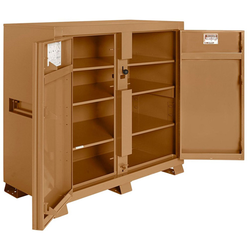 Armoire de chantier mod&egrave;le 139 avec cadenas, Acier, 59,4 pi³, Havane Equipment World