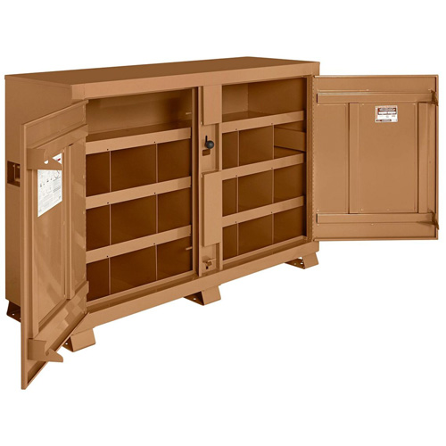 Armoire &agrave; bacs mod&egrave;le 129 avec cadenas, Acier, 48 pi³, Havane Equipment World