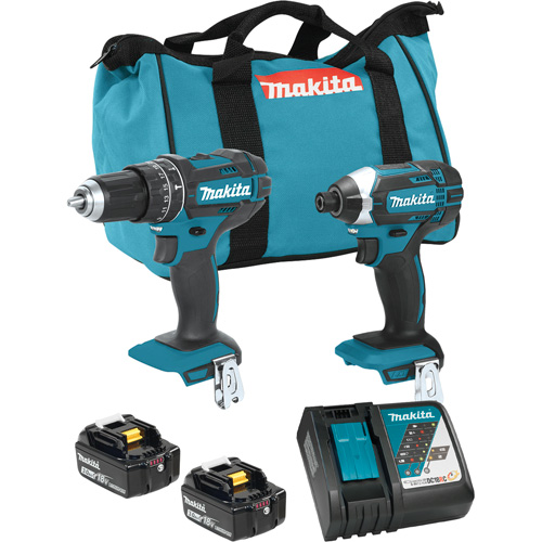 LXT Cordless Impact Driver & Hammer Drill/Driver Combo Kit, Lithium-Ion, 18 V Equipment World