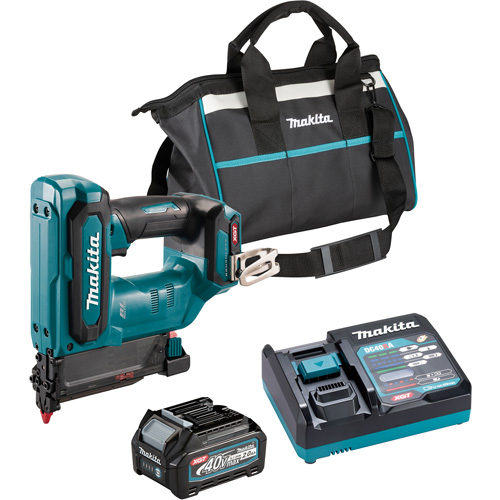40Vmax XGT Brushless 1-3/8" 23 ga Pin Nailer Kit, 40 V, Lithium-Ion Equipment World