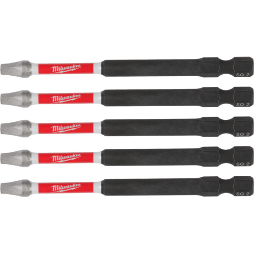 SHOCKWAVE Impact Recess Power Bits, Square, 2 Tip, 3-1/2" Length Equipment World