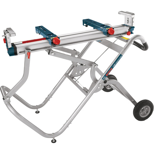 Gravity-Rise Miter Saw Stand with Wheels Equipment World