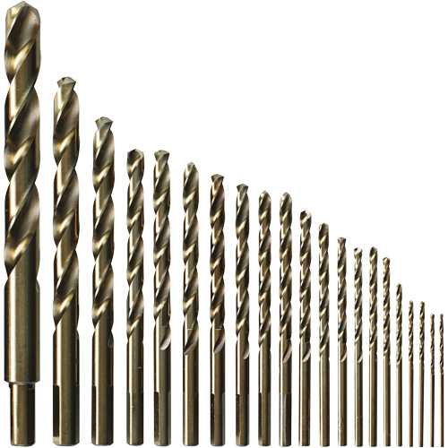 Drill Bit Set, 21 Pieces, Cobalt Equipment World