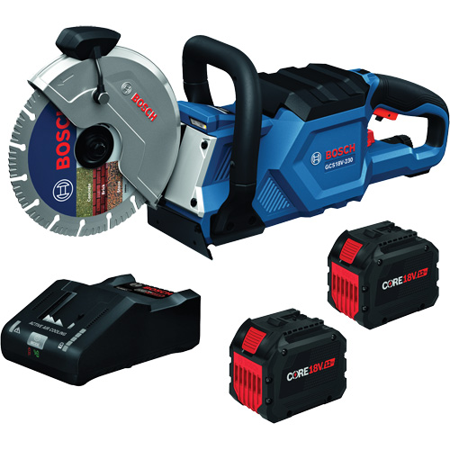 Ensemble scie tronçonneuse sans balais, 9", 18 V Equipment World