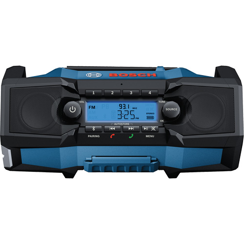 Radio de chantier compacte avec Bluetooth 5.0, Lithium-ion, 18 V Equipment World