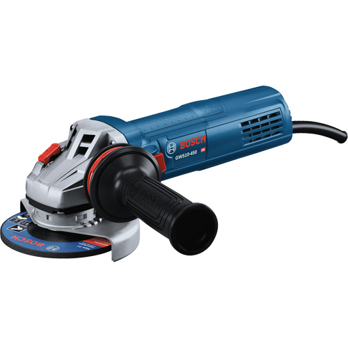 Ergonomic Angle Grinder, 4-1/2", 120 V, 10 A, 11000 RPM Equipment World