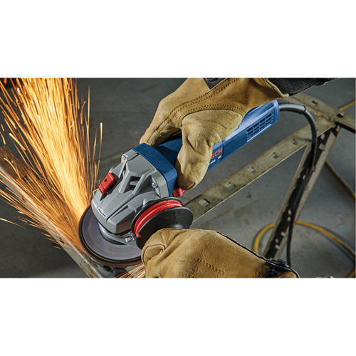 Ergonomic Angle Grinder, 4-1/2", 120 V, 10 A, 11000 RPM Equipment World