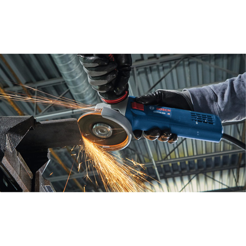 Ergonomic Angle Grinder, 4-1/2", 120 V, 10 A, 11000 RPM Equipment World