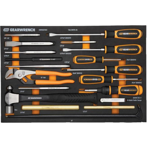 Striking Tools & Screwdriver Set in Foam Storage Tray Equipment World