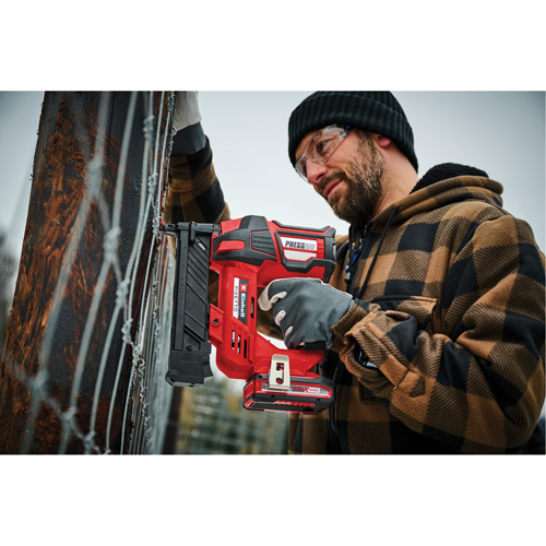 18V Cordless Narrow Crown Stapler (Tool Only), 1/4" Staples Equipment World