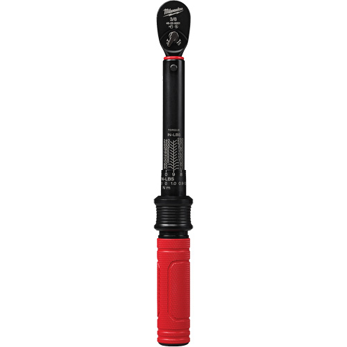 Torque Wrench, Click, 3/8" Square Drive, 5.6 - 28.2 N.m/50 - 250 in-lbs Equipment World
