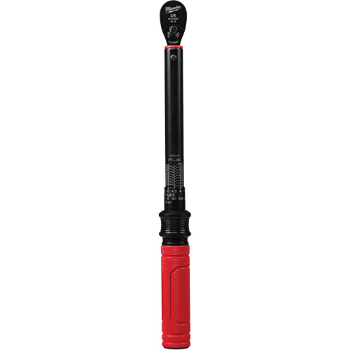 Torque Wrench, Click, 3/8" Square Drive, 20 - 100 in-lbs/27.1 - 135.6 N.m Equipment World