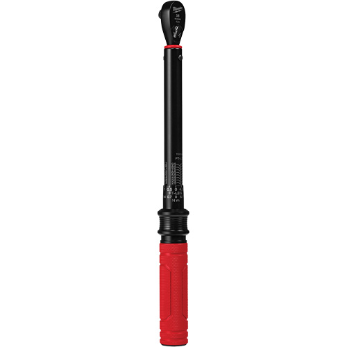 Torque Wrench, Click, 3/8" Square Drive, 20 - 100 in-lbs/27.1 - 135.6 N.m Equipment World