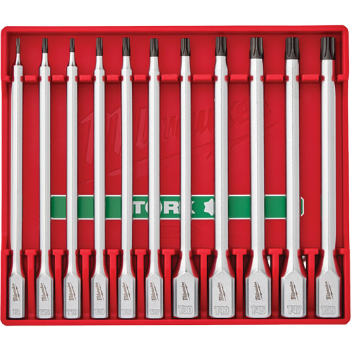 Long Bit Socket Set, Torx&reg;, 1/4"/3/8" Drive, 11 Pcs Equipment World