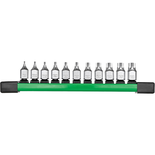 Low-Profile Bit Socket Set, Torx&reg;, 1/4" Drive, 11 Pcs Equipment World