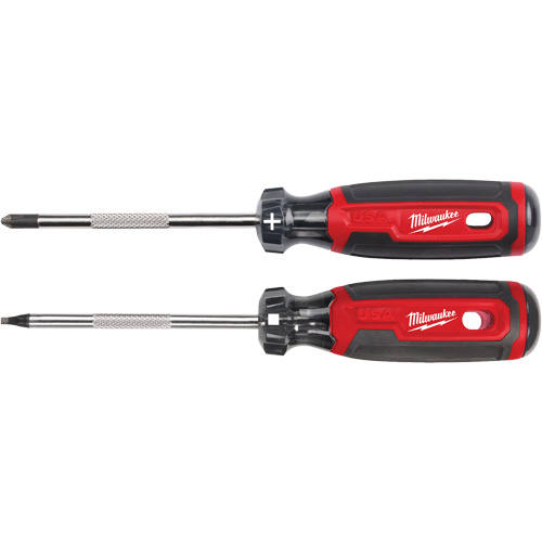 Cushion Grip Screwdriver Set, 2 Pcs. Equipment World