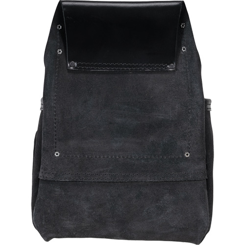 Sac robuste Phantom pour clous et outils, Cuir, 10 pochettes, Noir Equipment World