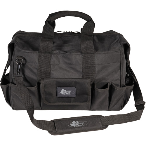 Phantom Collection 18" Contractor's Tool Bag, Ballistic Polyester, 25 Pockets, Black Equipment World