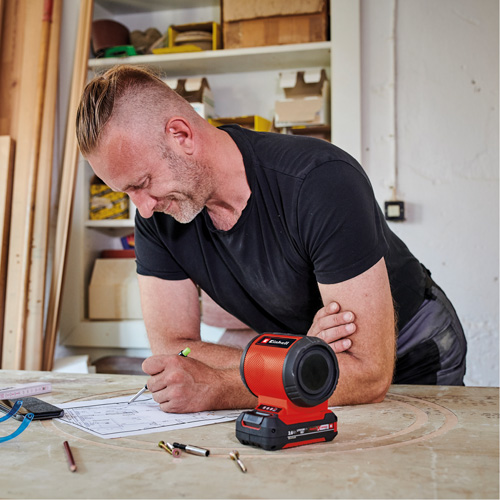 Haut-parleur Bluetooth sans fil TC-SR 18 Li BT (outil seulement), Lithium-ion, 18 V Equipment World