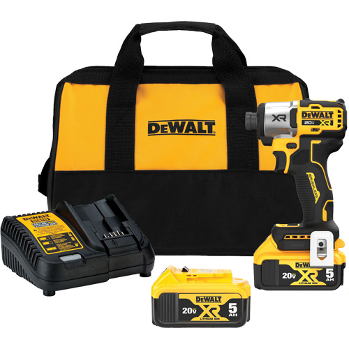 MAX* XR&reg; 3-Speed Impact Driver Kit, 1/4", 1825 in-lbs Max. Torque, 20 V, Lithium-Ion Equipment World
