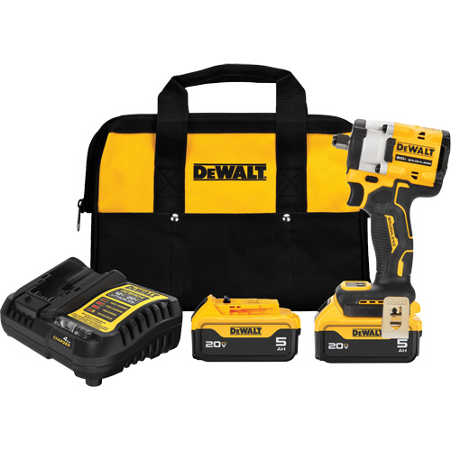 ATOMIC MAX* Cordless Impact Wrench With Hog Ring Anvil Kit, 20 V, 1/2" Socket Equipment World