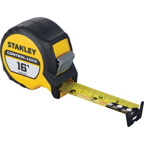 CONTROL-LOCK Tape Measure, 25 mm x 16', Imperial Graduations Equipment World