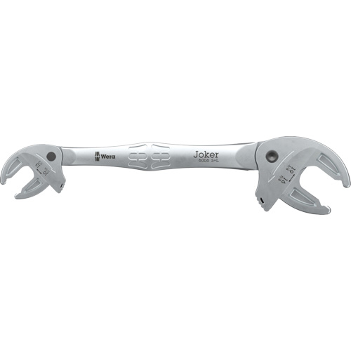 Joker S/L Self-Setting Double Open-End Spanner, 7/16" x 3/4", Plain Equipment World