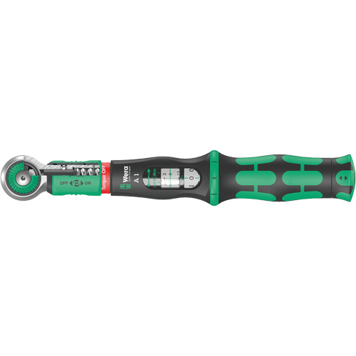 Cl&eacute; dynamom&eacute;trique Safe-Torque A 1, &agrave; cliquer, Entraînement 1/4" carr&eacute;, 2 - 9 lb-pi Equipment World