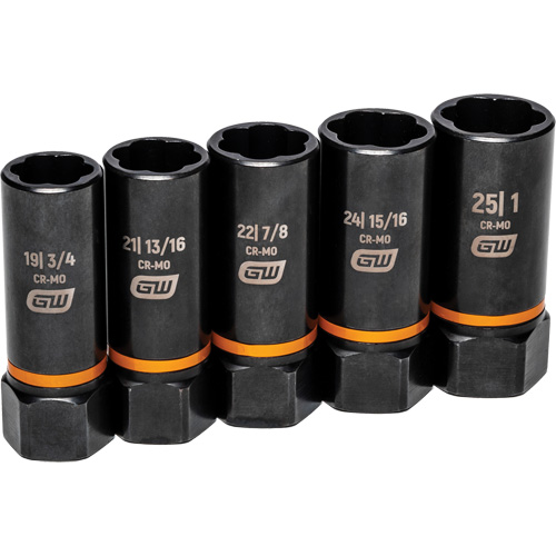 Jeu de douilles d'extraction Bolt Biter, 5 Mcx, Chocs, Prise de 1/2", Profond Equipment World