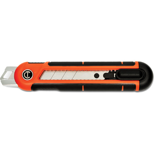 25mm Snap Off Blade Retractable Knife, Steel, Plastic Handle Equipment World