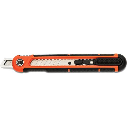 9mm Snap Off Blade Retractable Knife, Steel, Plastic Handle Equipment World