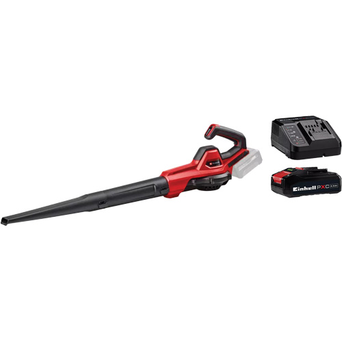 Cordless 110 CFM Universal Blower with 2.5Ah Battery & Charger Starter Kit, 18 V, 155.34 MPH Output, Battery Powered Equipment World