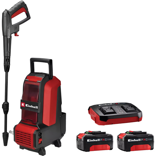 Laveuse &agrave; haute pression sans fil avec batterie 4 Ah PXC et ensemble de d&eacute;part de chargeur, &agrave; pile, 1522 psi, 1,23 gal./min Equipment World
