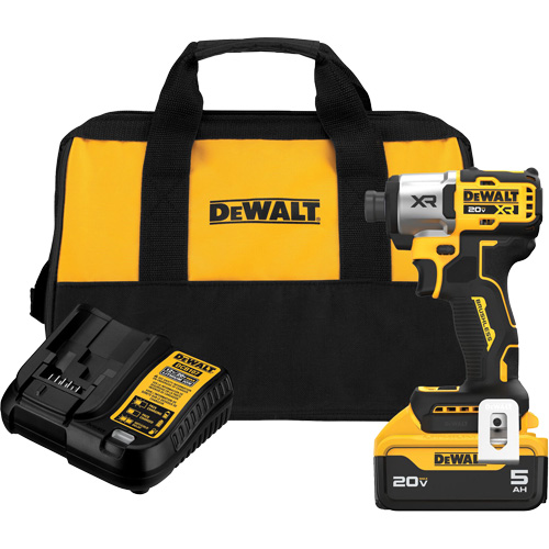 XR&reg; 3-Speed Brushless Cordless Impact Driver Kit, 20 V, 1/4" Socket Equipment World
