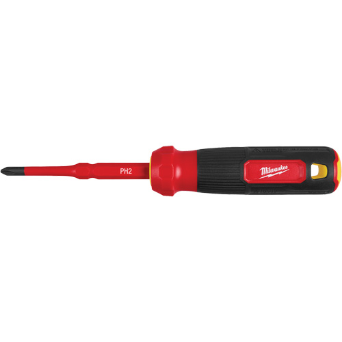 Tournevis &agrave; embouts interchangeables &agrave; tige articul&eacute;e isol&eacute; 1000 V, 2-en-1, 8-4/5" lo, Prise Coussin&eacute;e Equipment World