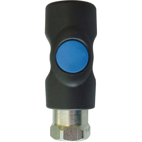 Raccord industriel rapide TOPQUIK S1, Composite en polyester/Acier inoxydable, 1/4", NPT femelle, 174 PSI Equipment World