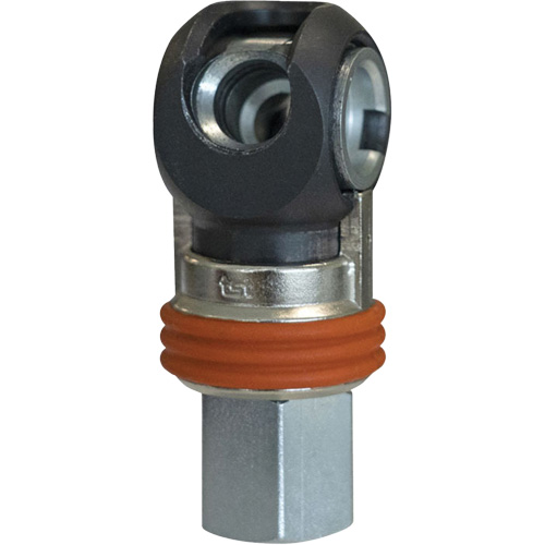TOPQUIK SC Industrial Swing Quick Coupler, Nickel-Plated Steel, 3/8", Female NPT, 360 PSI Equipment World