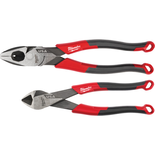 Comfort Grip Cutting Pliers Set, 2 Pieces Equipment World
